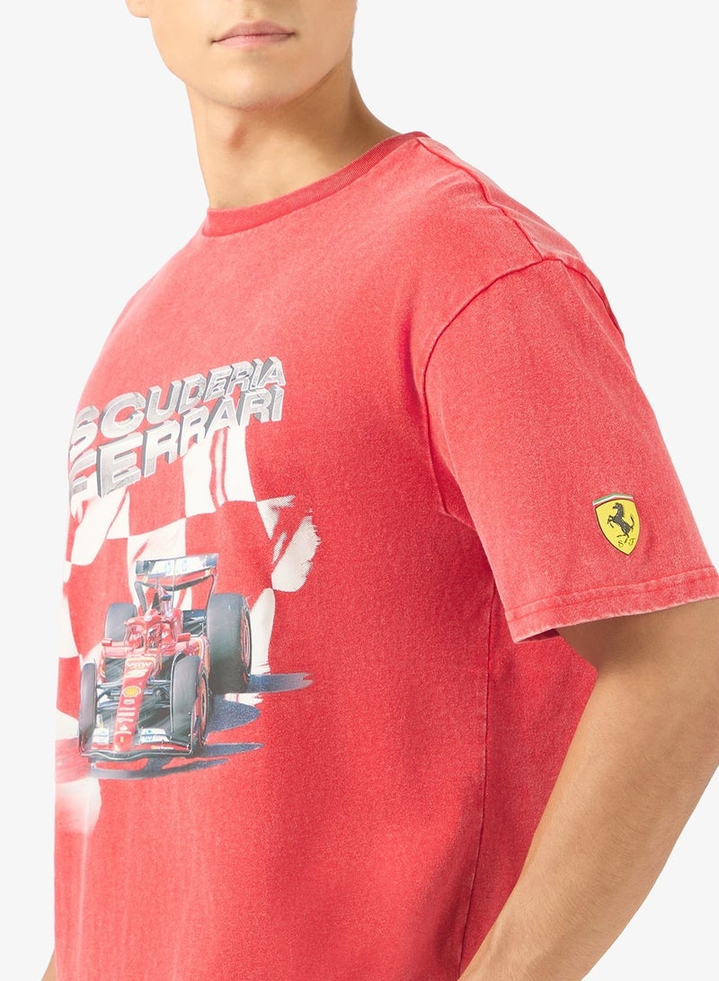 PUMA Ferrari Graphic Logo T-Shirt Ii - Image 3